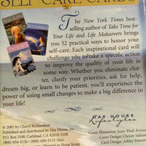 Cheryl Richardson Self Care Inspirational Cards 52 Card Deck - Picture 4 of 5